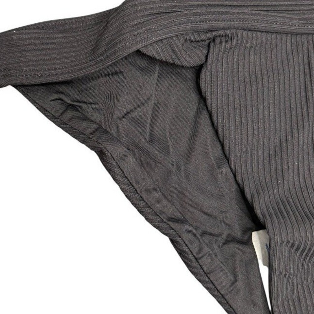 Andie Swim Banded Ribbed Cheeky Bikini Bottom Black Medium M NWT - Picture 7 of 9